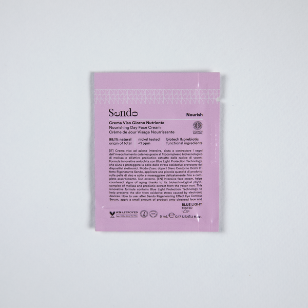 Sachet: Crema de Día Facial Nutritiva - Skincare Sendo Concept
