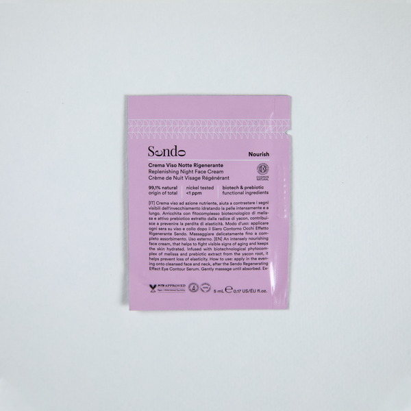 Sachet: Replenishing Night Face Cream - Sendo Concept Skincare