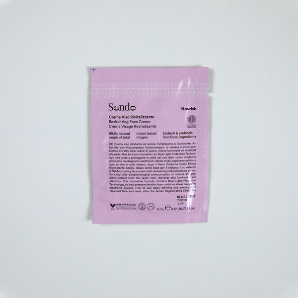 Sachet: Crème Visage Revitalisante - Sendo Concept Skincare